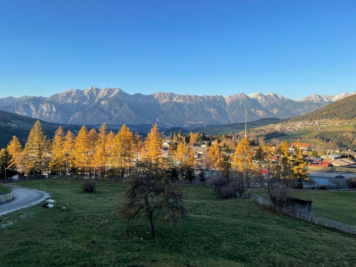 Haus Nordketten Blick Schönberg im Stubaital